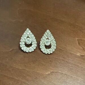 Elegant Silver Teardrop Earrings